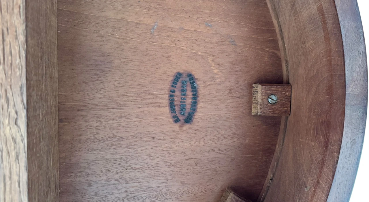 Arts & Crafts Side Table by Johann Georg van Caspel for H.F. Jansen & Zonen